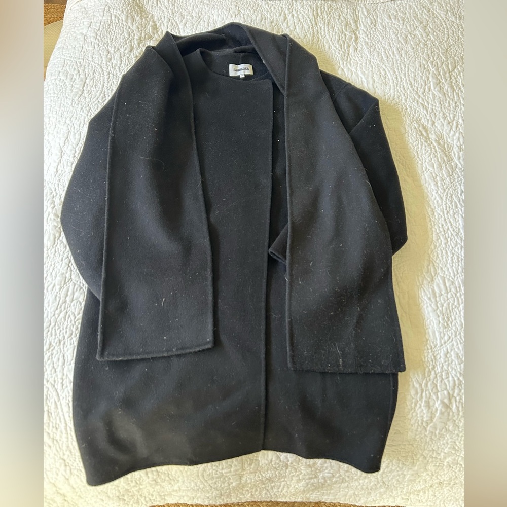 Saint Art New York Oral wool scarf coat